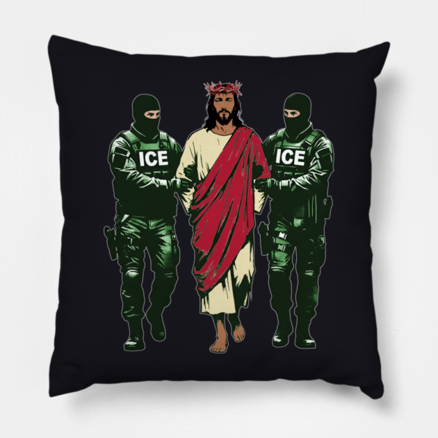 If Jesus Came To The United States Today Pillow by Charles's Store 8