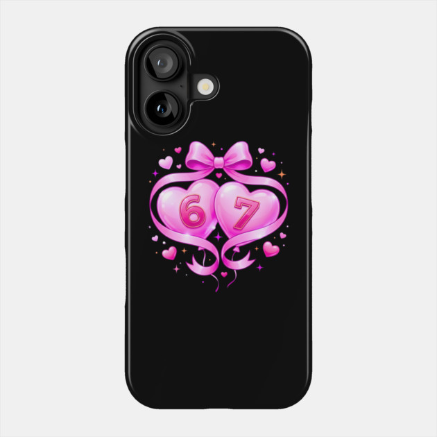67 Valentines Day Phone Case by Creatifly Graphic Tees