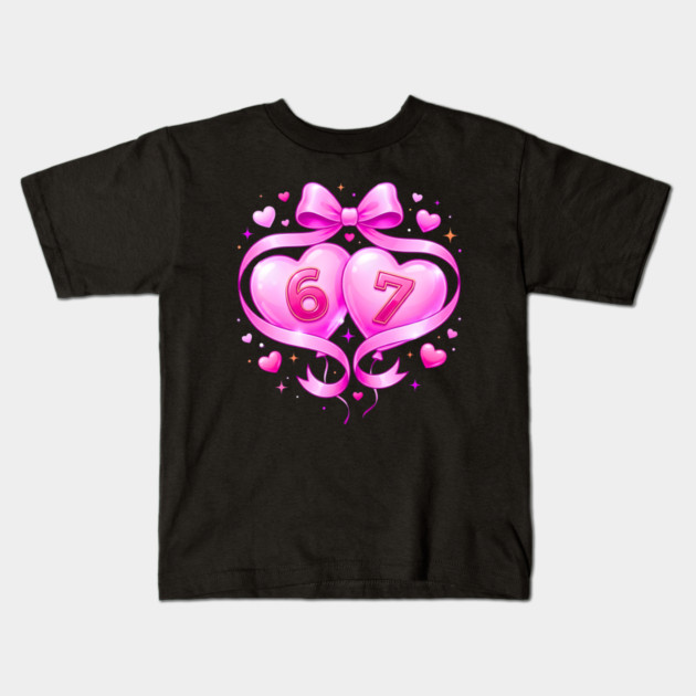67 Valentines Day Kids T-Shirt by Creatifly Graphic Tees