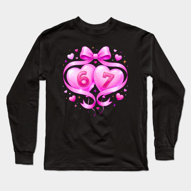 67 Valentines Day Long Sleeve T-Shirt by Creatifly Graphic Tees
