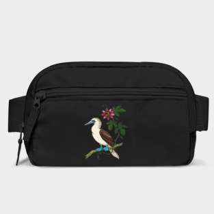 Blue Footed Booby Passionflower Vine Art Bag