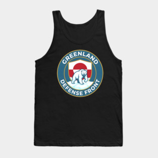 Greenland Defense Front Tank Top