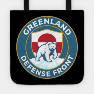 Greenland Defense Front Tote