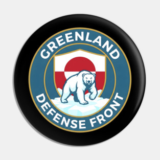 Greenland Defense Front Pin