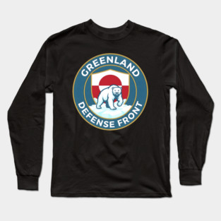 Greenland Defense Front Long Sleeve T-Shirt