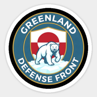 Greenland Defense Front Magnet