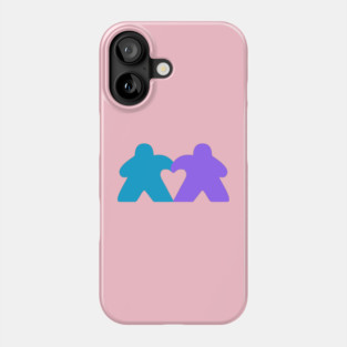Valentine's Meeples Heart Phone Case