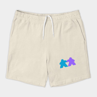 Valentine's Meeples Heart Shorts