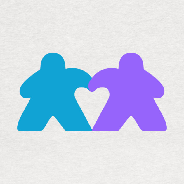 Valentine's Meeples Heart by Board Game Blitz