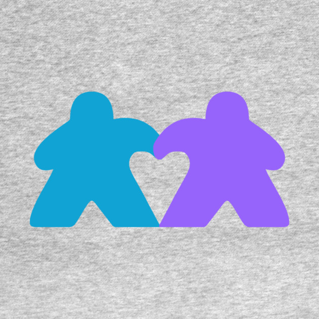 Valentine's Meeples Heart by Board Game Blitz