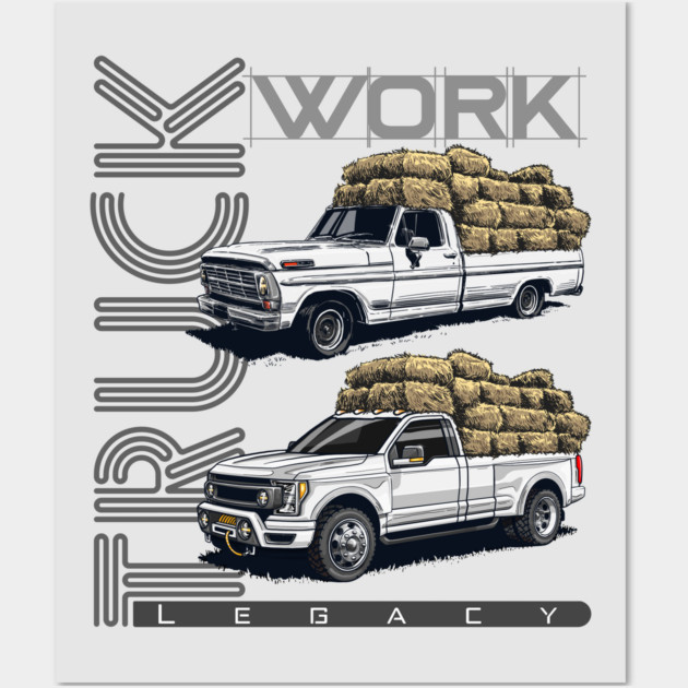 ford f series Wall Art by monsalveautos