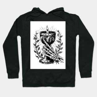 Chalice b&w Hoodie