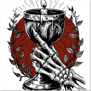 Red chalice Posters and Art