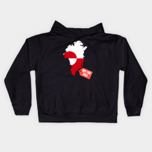 Greenland Is Not For Sale Kids Hoodie
