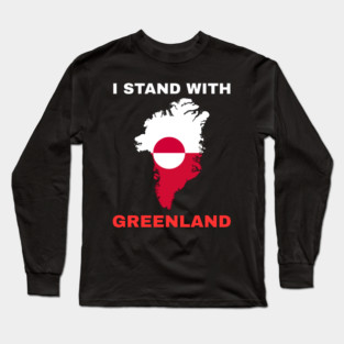 I Stand With Greenland Long Sleeve T-Shirt