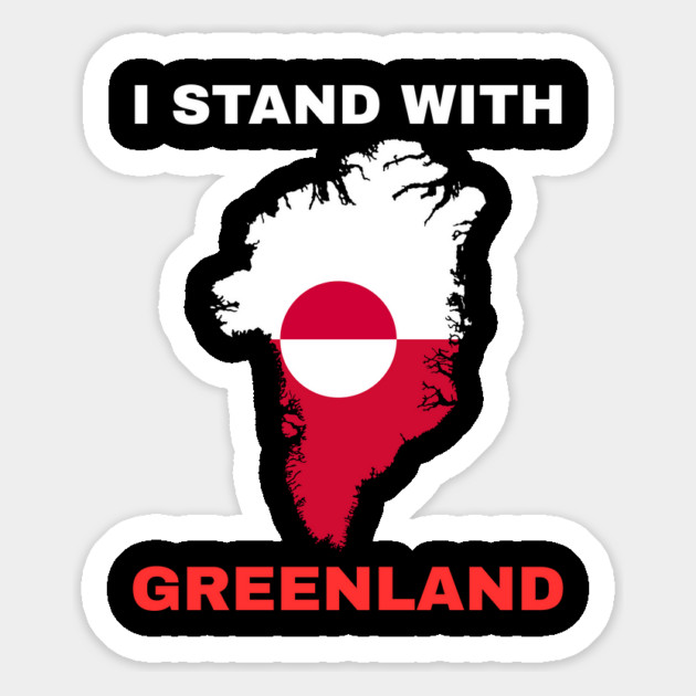 I Stand With Greenland Magnet by Creatifly Graphic Tees