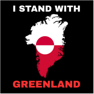 I Stand With Greenland Posters and Art
