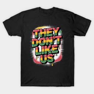 They Don't Like Us Juneteenth 1865 Pride T-Shirt