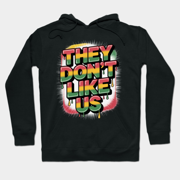 They Don't Like Us Juneteenth 1865 Pride Hoodie by Ink Lines