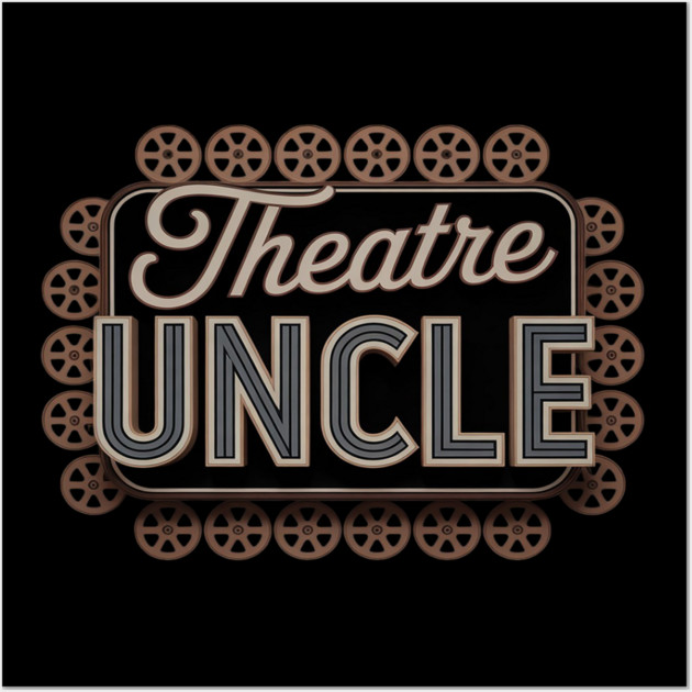 Theatre Uncle Theatre Actress Uncle Theater Uncle Wall Art by Ink Lines