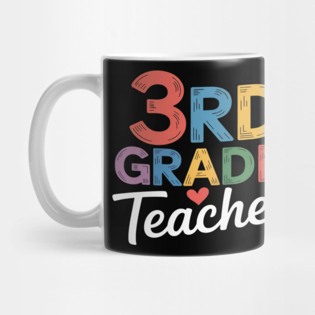 Third Grade Teacher Appreciation 3rd Grade Teacher by Ink Lines