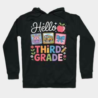 Third Grade Back To School First Day Teacher Hoodie