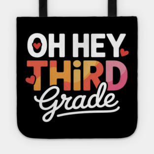 Third Grade Girl Back To School Students Teacher Tote