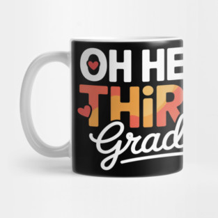 Third Grade Girl Back To School Students Teacher Mug