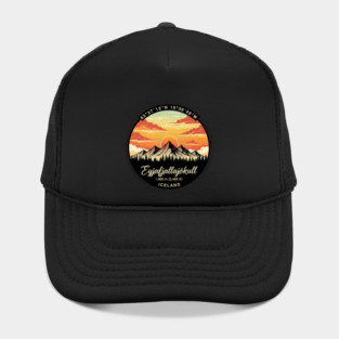 Eyjafjallajökull Iceland Sunset Hat