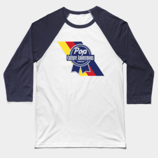 Pop-Culture Anonymous Logo Baseball T-Shirt