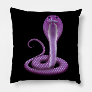 Purple Cobra Pillow