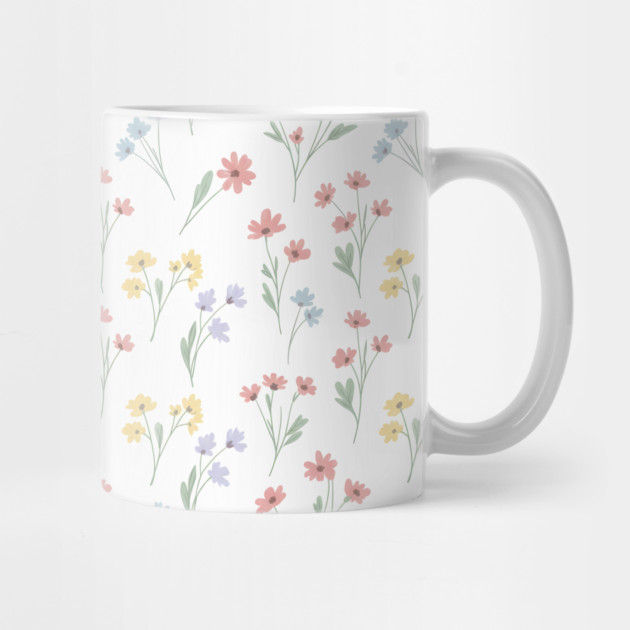 Soft Wildflower Aesthetic Pattern by Ink magic