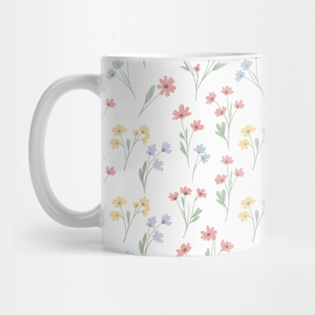 Soft Wildflower Aesthetic Pattern by Ink magic