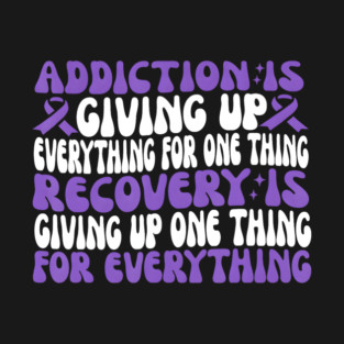 Addiction Recovery Groovy T-Shirt