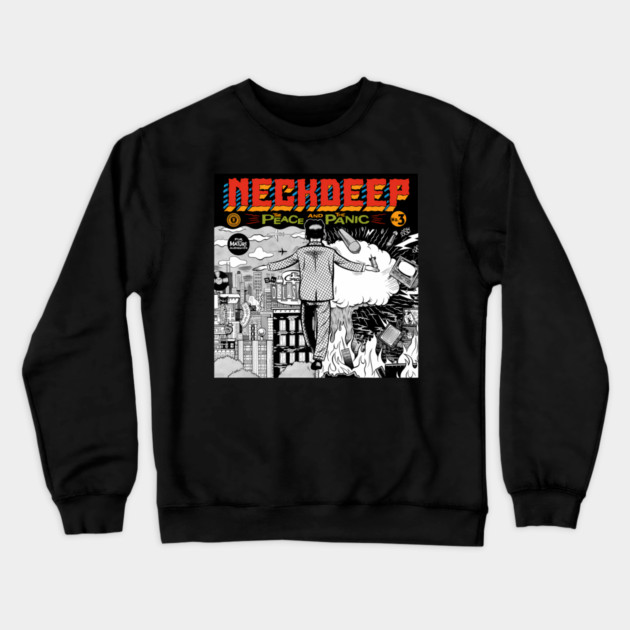 The Peace and the Panic Crewneck Sweatshirt by James Bates