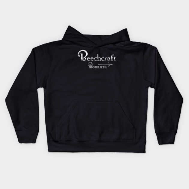 Beechcraft Bonanza Kids Hoodie by James Bates