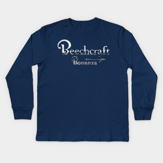 Beechcraft Bonanza Kids Long Sleeve T-Shirt by James Bates