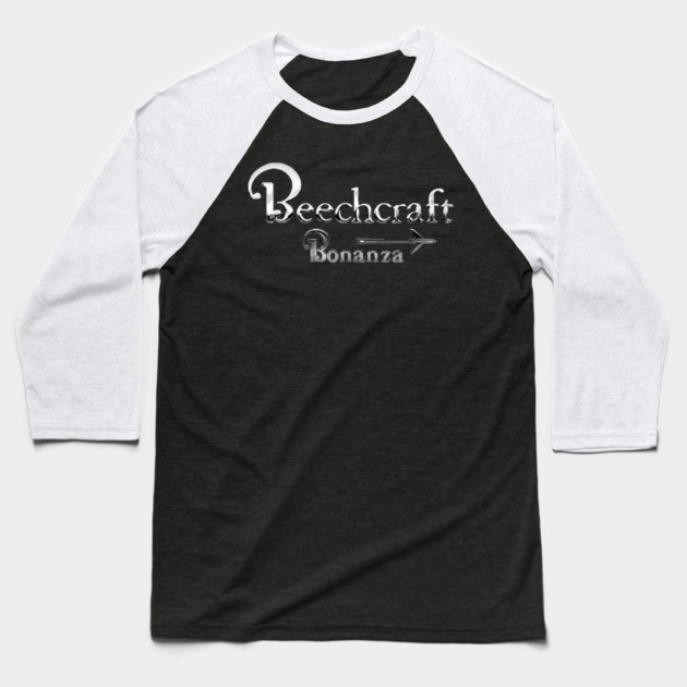 Beechcraft Bonanza Baseball T-Shirt by James Bates