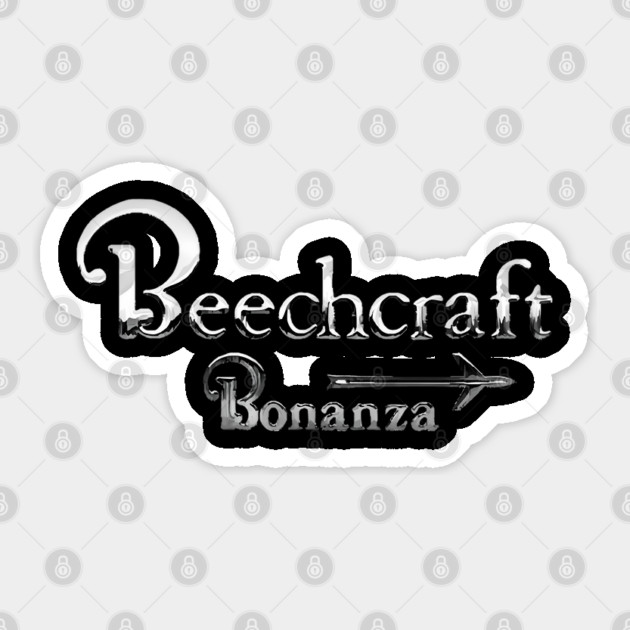 Beechcraft Bonanza Sticker by James Bates