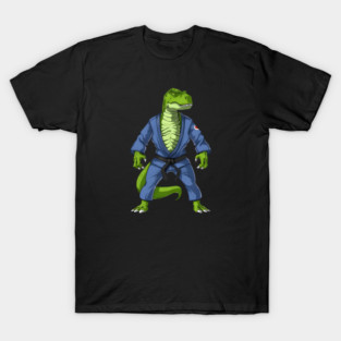 T-Rex Jiu Jitsu - Funny Dinosaur Martial Arts BJJ T-Shirt