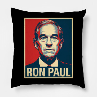 Ron Paul Hope Style Retro Poster Art Pillow