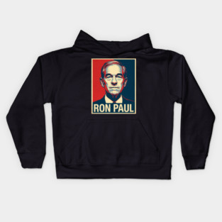 Ron Paul Hope Style Retro Poster Art Kids Hoodie