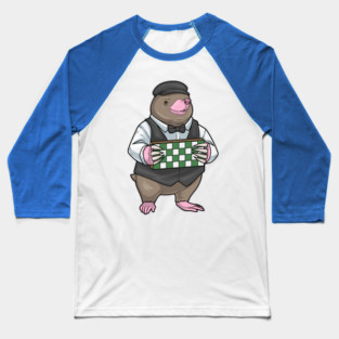 Mole Chessboard Chess Board game Baseball T-Shirt