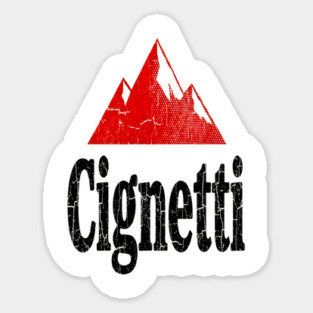 Cignetti Retro Vintage 90's Sticker
