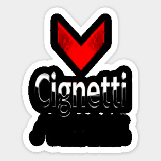 Cignetti Retro Vintage 90's Sticker