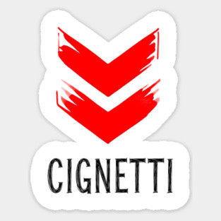 Cignetti Retro Vintage 90's Sticker