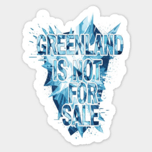 Vintage Greenland is Not for Sale Sticker