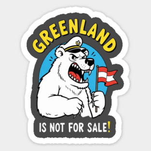 Vintage Greenland is Not for Sale Sticker