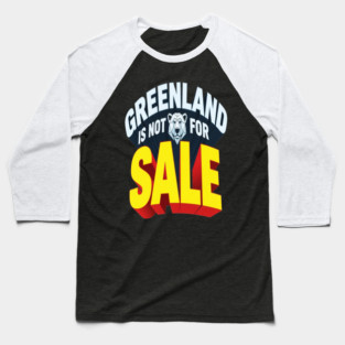 Vintage Greenland is Not for Sale Baseball T-Shirt