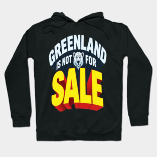 Vintage Greenland is Not for Sale Hoodie